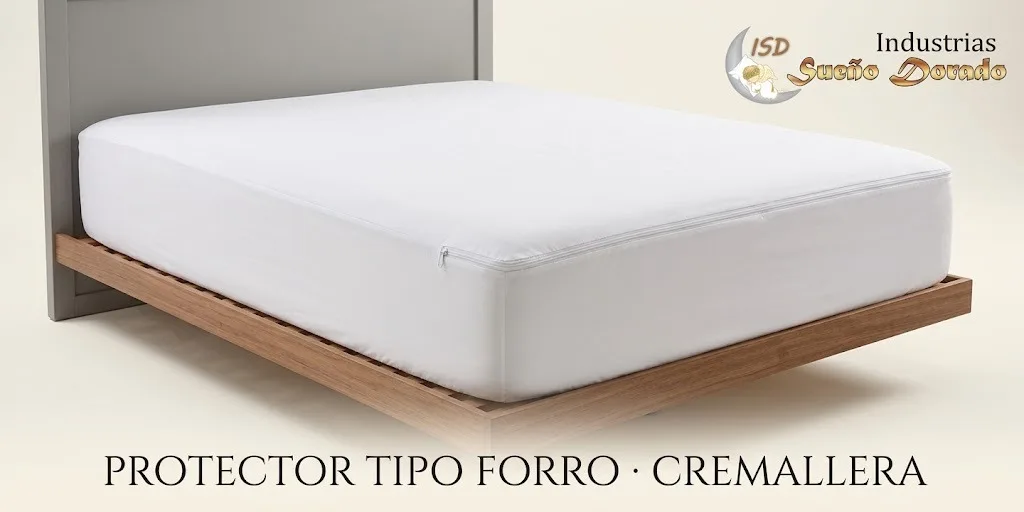 Protector de colchón tipo forro con cremallera ISD